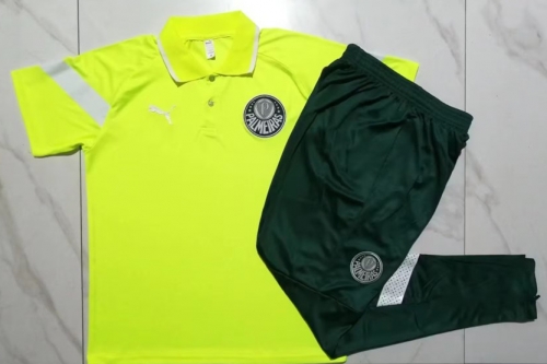 2023/24 SE Palmeiras Fluorescent green Thailand Soccer Polo Uniform-815