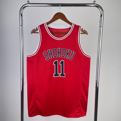 NBA Slam Dunk Version Red #11 NBA Jersey-311