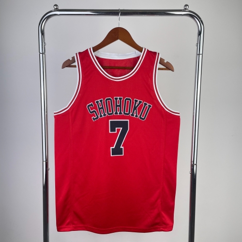 NBA Slam Dunk Version Red #7 NBA Jersey-311