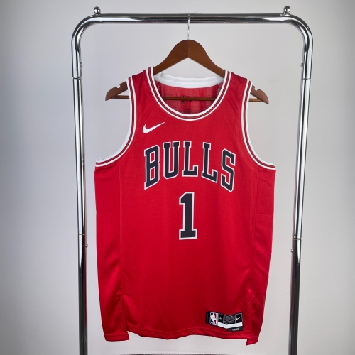 2023 Season Chicago Bull NBA Red #1 Jersey-311