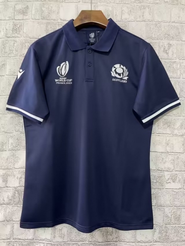 2022-23 Season Scotland Home Royal Blue Thailand Rugby Shirts-805