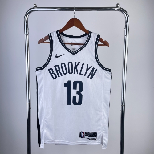2023 Season Brooklyn Nets NBA White #13 Jersey-311
