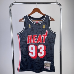 BAPE×M&N Jonited Version Houston Rockets Black NBA #93 Jersey-311