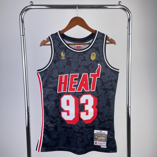 BAPE×M&N Jonited Version Houston Rockets Black NBA #93 Jersey-311