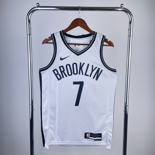 2023 Season Brooklyn Nets NBA White #7 Jersey-311