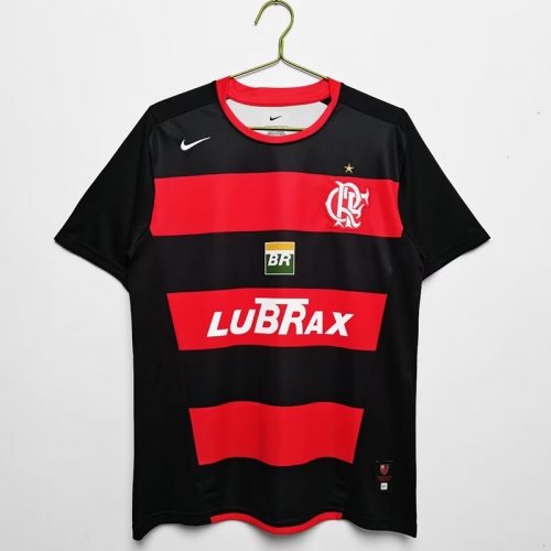 Retro Version CR Flamengo Red & Black Thailand Soccer Jersey AAA-710