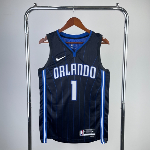 2023 Season NBA Orlando Magic Black & Blue #1 Jersey-311