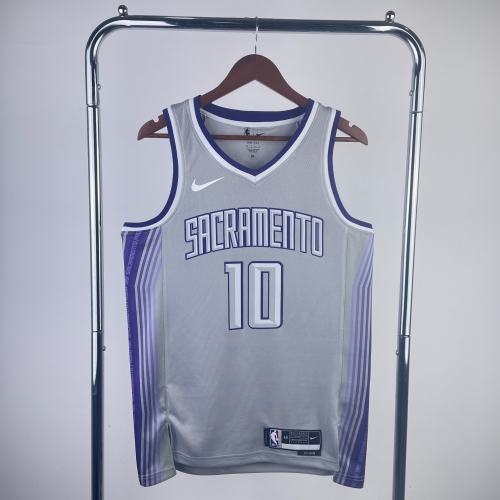 2023 Season City Version NBA Sacramentos Kings Purple & Gray #10 Jersey-311
