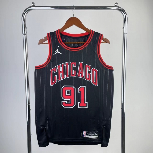 2023 Season Feiren Limited Version Chicago Bull NBA BlacK #91 Jersey-311