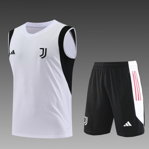 2023/24 Juventus  White Shorts-Sleeve Thailand Soccer Uniform-PO