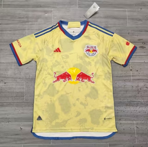 2023/24 New York Red Bulls Home Yellow Thailand Soccer jersey AAA-JM