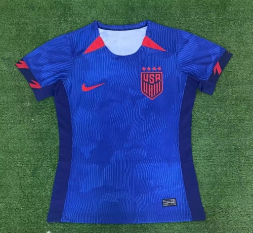 2023/24 USA  Away Blue Thailand Soccer Jersey-416/311