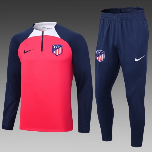 2023/24 Atletico Madrid Red Thailand Soccer Tracksuit Uniform-411/PO