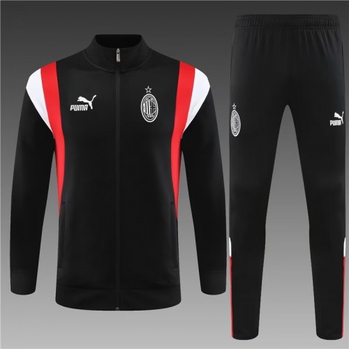 2023/24 AC milan Black Soccer Jacket Uniform-801/411/815