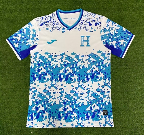 2023/24 Honduras 2nd Away Blue & White Thailand Soccer Jersey AAA-522/2041/416