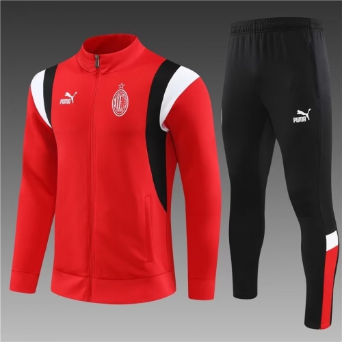 2023/24 AC milan Red Soccer Jacket Uniform-801/411/815