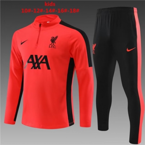 2023/24 Liverpool Red Kids/Youth Soccer Tracksuit Uniform-801
