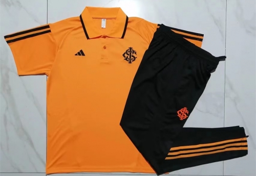 2023/24 Brazil SC Internacional Orange Thailand Polo Uniform-815