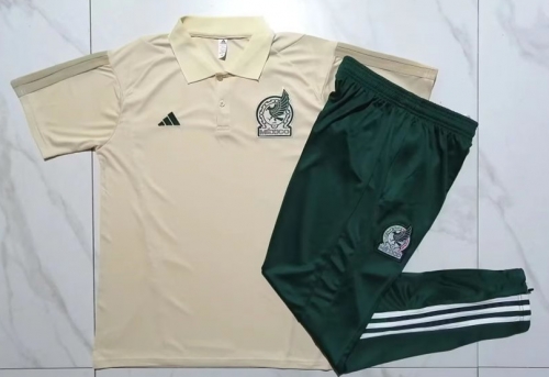 2023/24 Mexico Light Apricot Thailand Polo Uniform-815