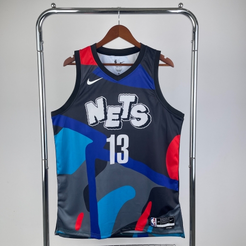 2024 Season City Version Brooklyn Nets NBA Blue & Black #13 Jersey-311
