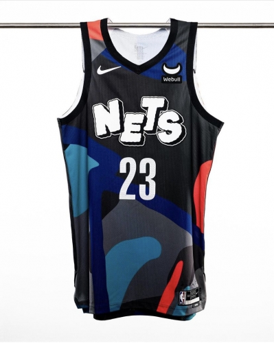 2024 Season City Version Brooklyn Nets NBA Blue & Black #23 Jersey-311