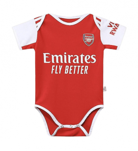 (Size 9-12) 2022/23  Arsenal Home Red Baby Soccer Uniform-308