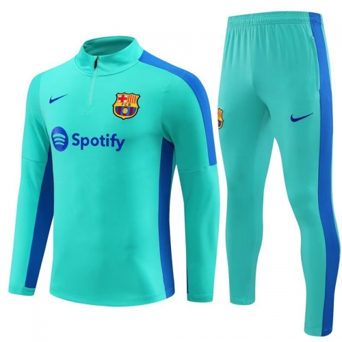 2023/24 Barcelona Blue Thailand Tracksuit Uniform-801