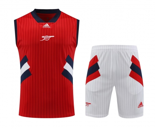 2023/24 Arsenal Red Thailand Soccer Training Vest-418
