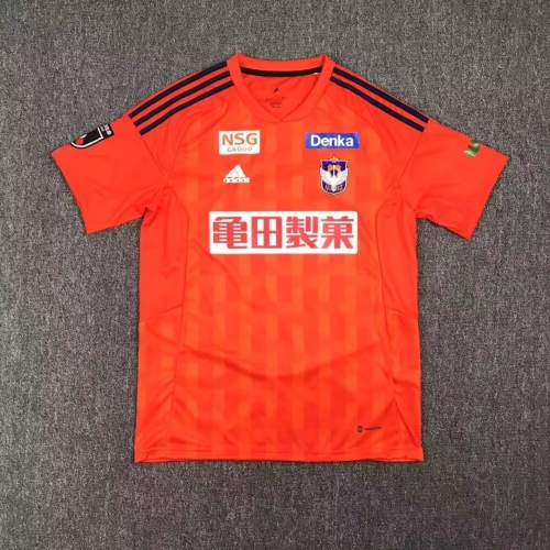 2023/24 Albirex Niigata Home Orange Thailand Soccer Jersey AAA-417