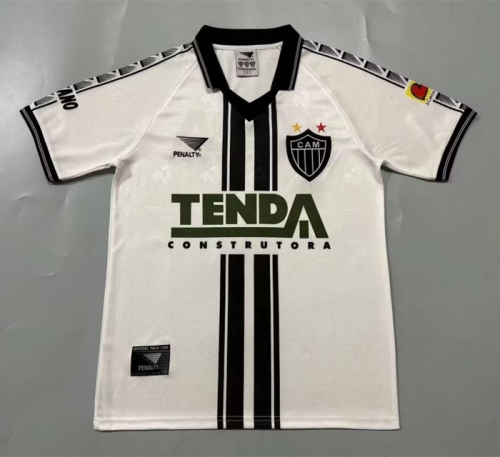 1997 Retro Version Atlético Mineiro Home Black & White Thailand Soccer Jersey AAA-908