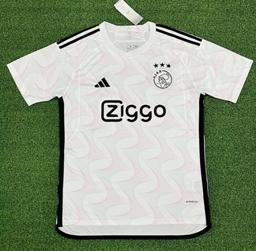 2023/24 Ajax Away White Thailand Soccer Jersey AAA-705/416/320