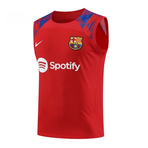 2023/24 Barcelona Red Thailand Soccer Training Vest-418