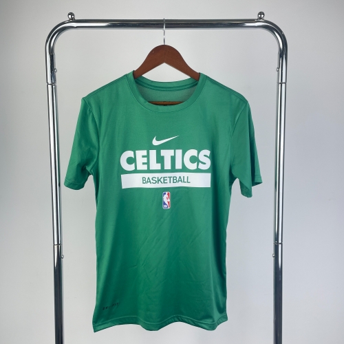 Quick-Dry 2023 Season NBA Boston Celtics Green T-Shirts-311