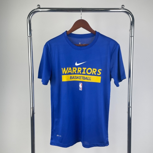 Quick-Dry 2023 Season NBA Golden State Warriors Blue T-Shirts-311