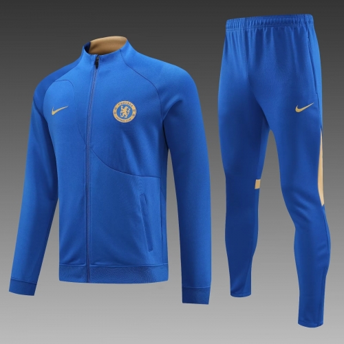 2023/24 Chelsea Cai Blue Thailand Soccer Jacket Uniform-PO