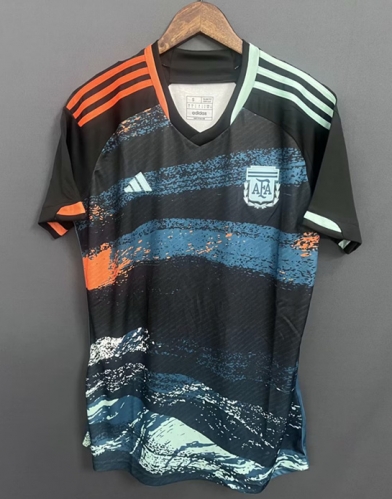 World Cup Argentina Blue & Black Thailand Soccer Jersey AAA-709