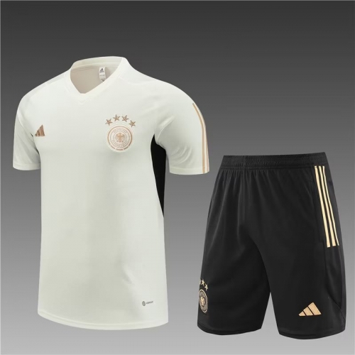 2023/24 Germany White Shorts-Sleeve Thailand Soccer Uniform-801