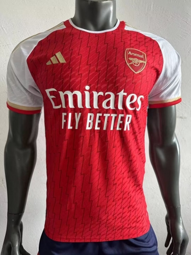 Player Version 2023/24 Arsenal Home Red Thailand Soccer Jersey AAA-703/308