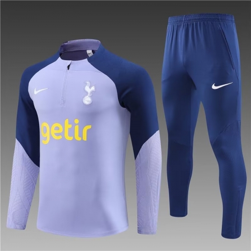 2023/24 Tottenham Hotspur Purple Thailand Soccer Tracksuit Uniform-801/GDP