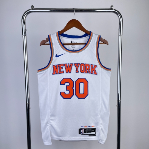 2023 Season City Version NBA New York Knicks White #30 Jersey-311