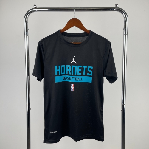 Quick-Dry 2023 Season NBA Houston Rockets Black T-Shirts-311