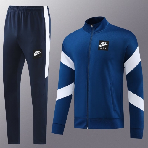 Customize Nike #NJ07 Blue Jacket Uniform-LH