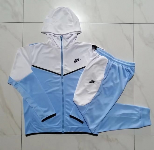 Nike 2022/23 Light Blue & White Jacket Uniform-815