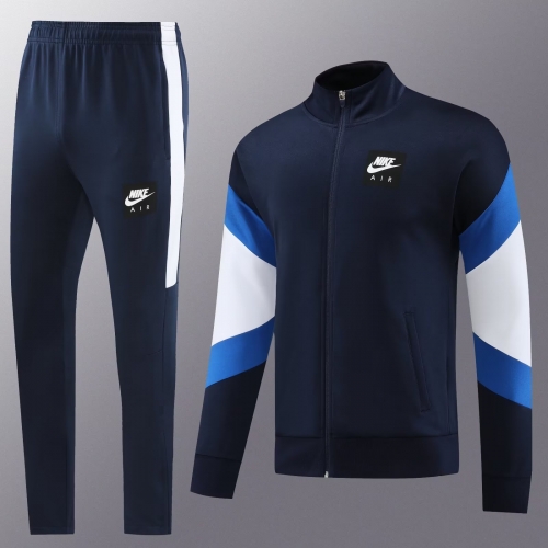 Customize Nike #NJ07 Royal Blue Jacket Uniform-LH