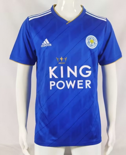 18-19 Retro Version Leicester City Home Blue Thailand Soccer Jersey AAA-503