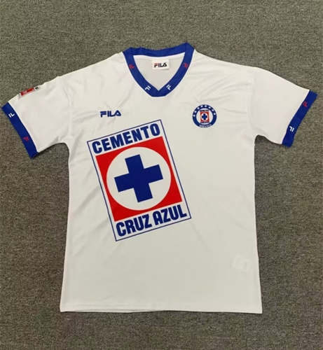 96 Retro Version Cruz Azul Away White Thailand Soccer Jersey AAA-1040