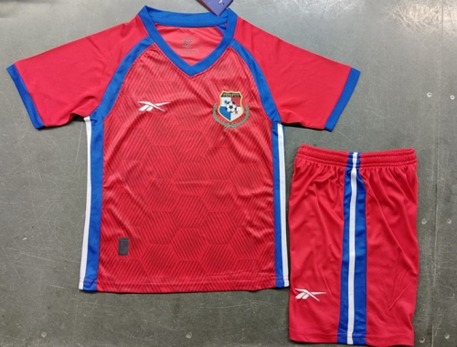 2023/24 Panama Red Kid/Youth Soccer Uniform-123