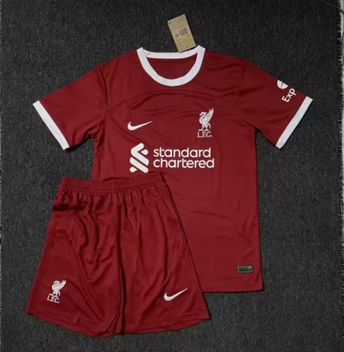 2023/24 Liverpool Home Red Thailand Soccer Uniform-315/302/516