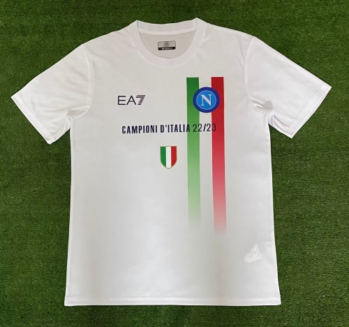 2023/24 Napoli White Cotton T-Shirts-308/416