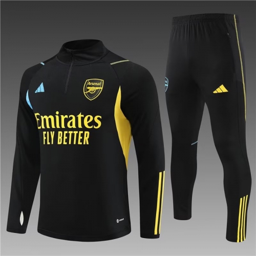 2023/24 Arsenal Black Thailand Soccer Uniform-801/PO